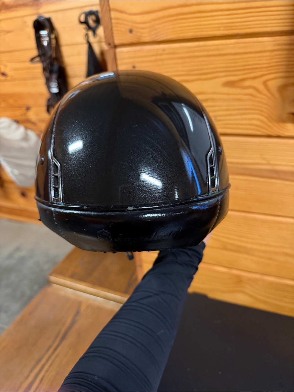 Black glossy miss shield 1.0 - Picture 3 of 4